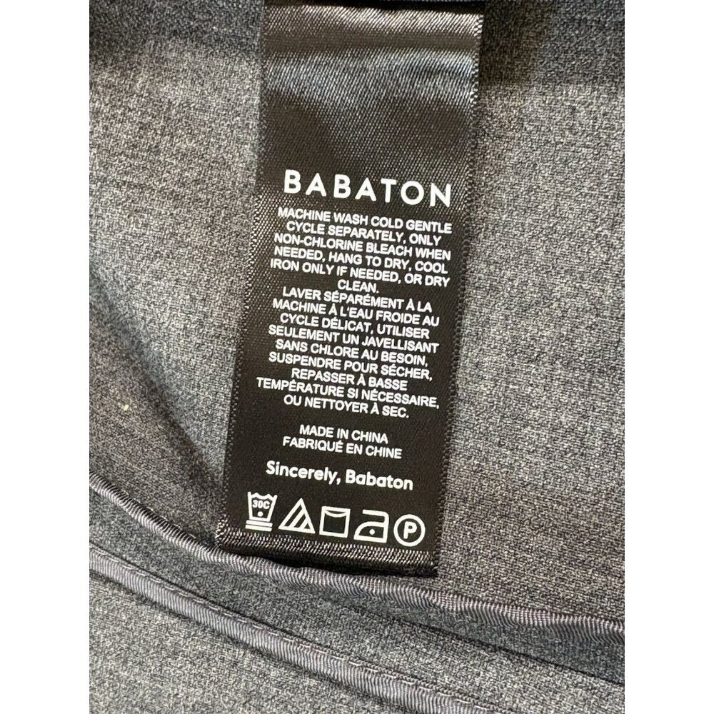 Babaton Aritzia Open Front 3/4 Sleeve Blazer Jacket Charcoal Gray Size 6 - Picture 8 of 9